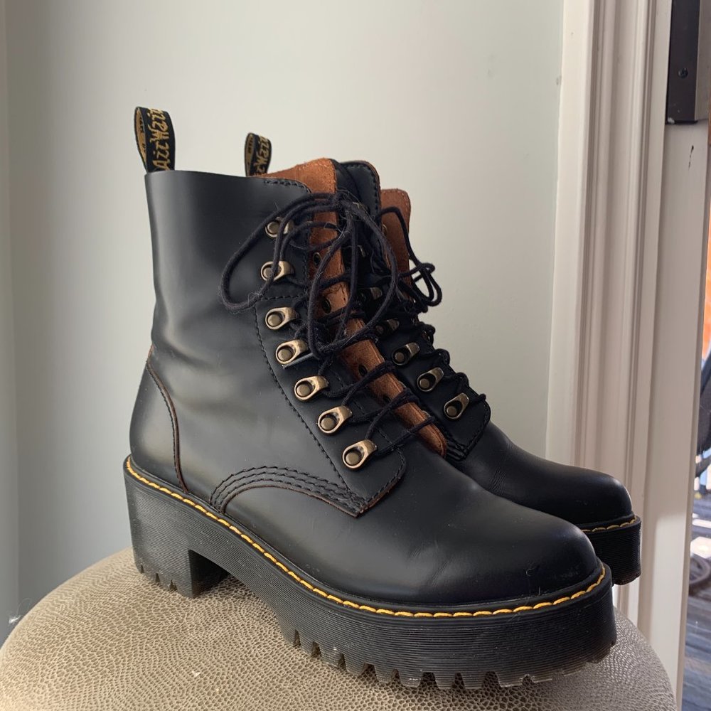 Leona Heeled Leather Boots